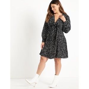 COPY - ELOQUII Elements Tie Front Dress | Size: 20